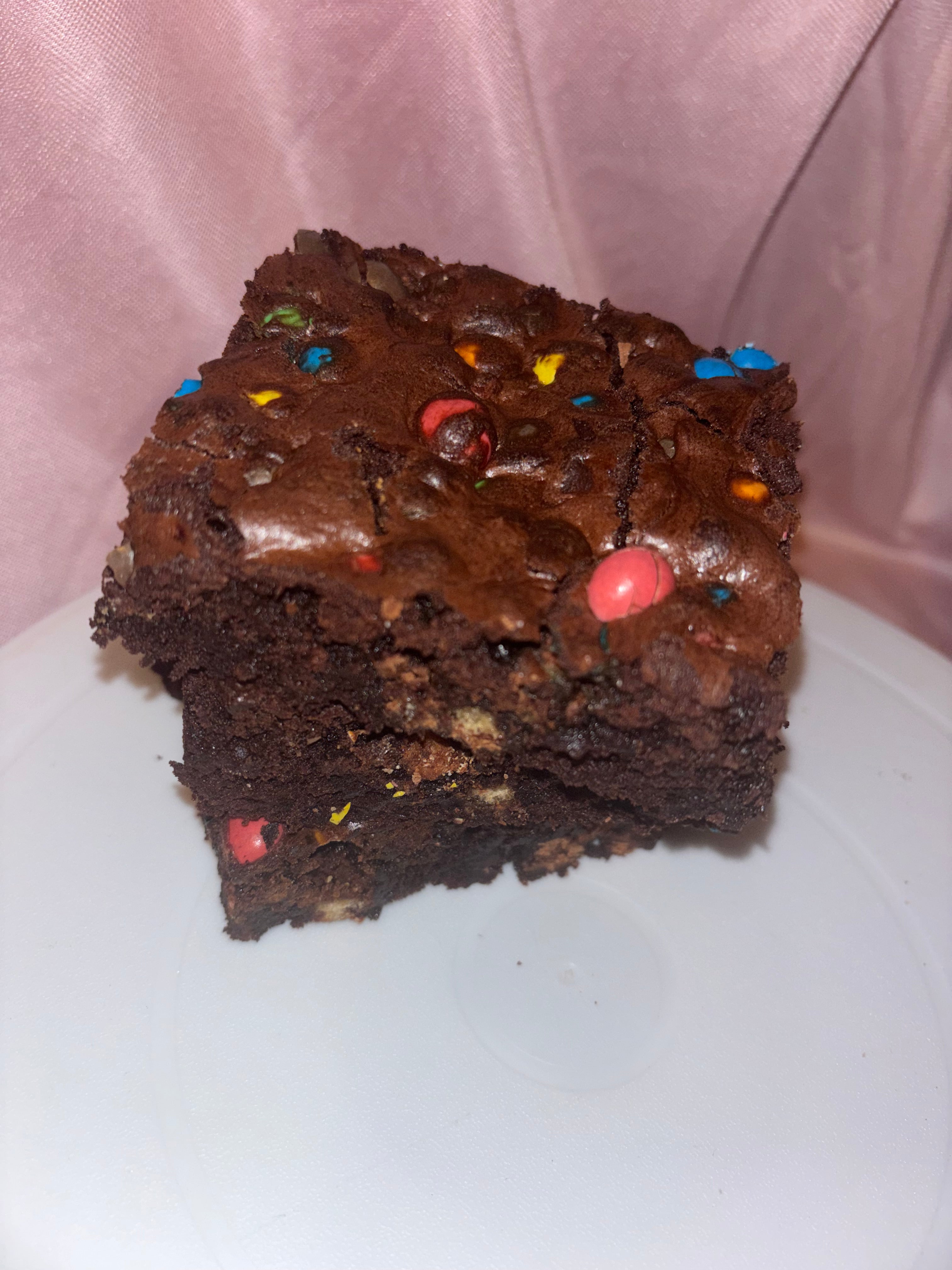 Crispy M&M Brownie