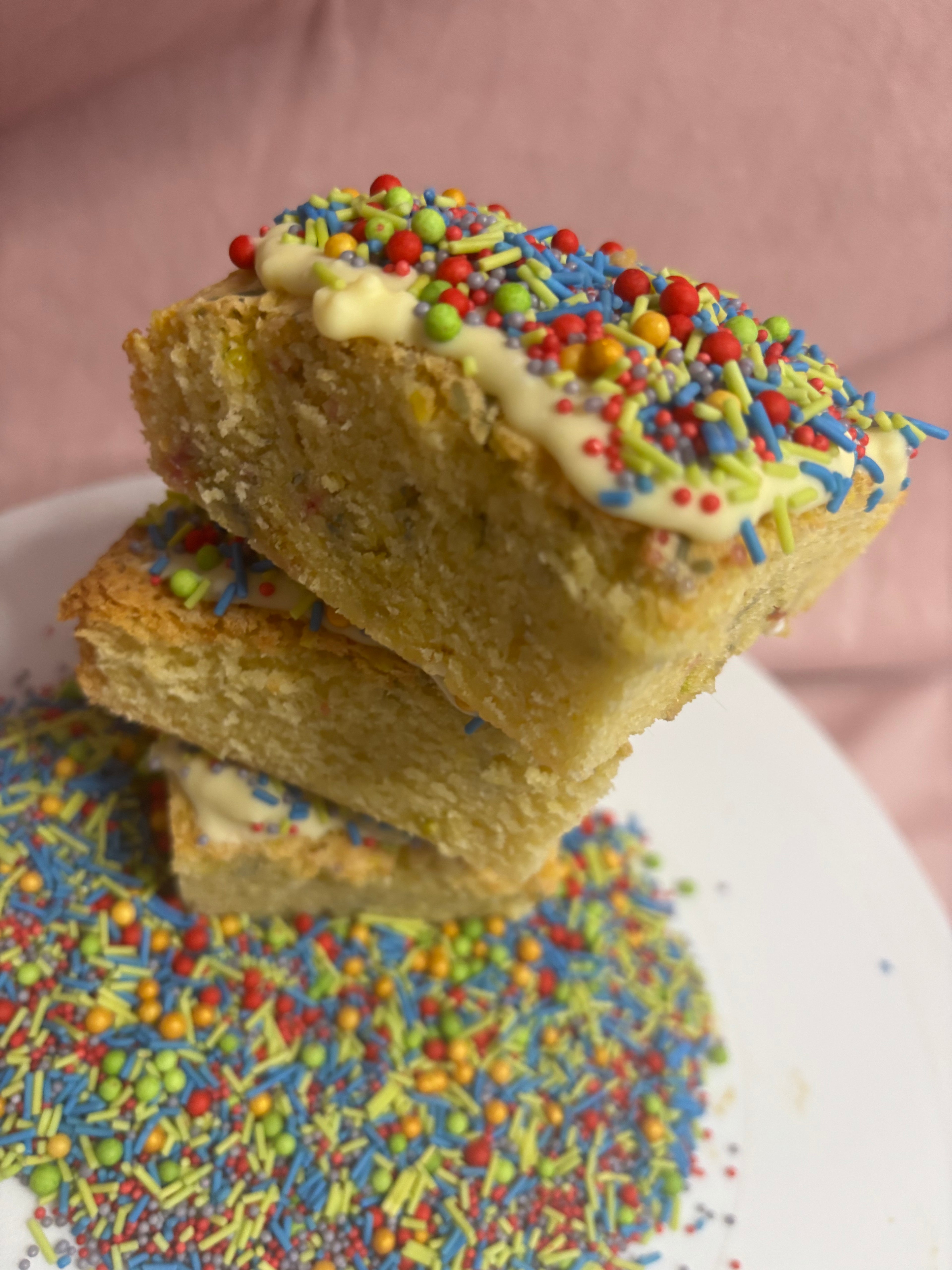 Birthday Cake Blondie