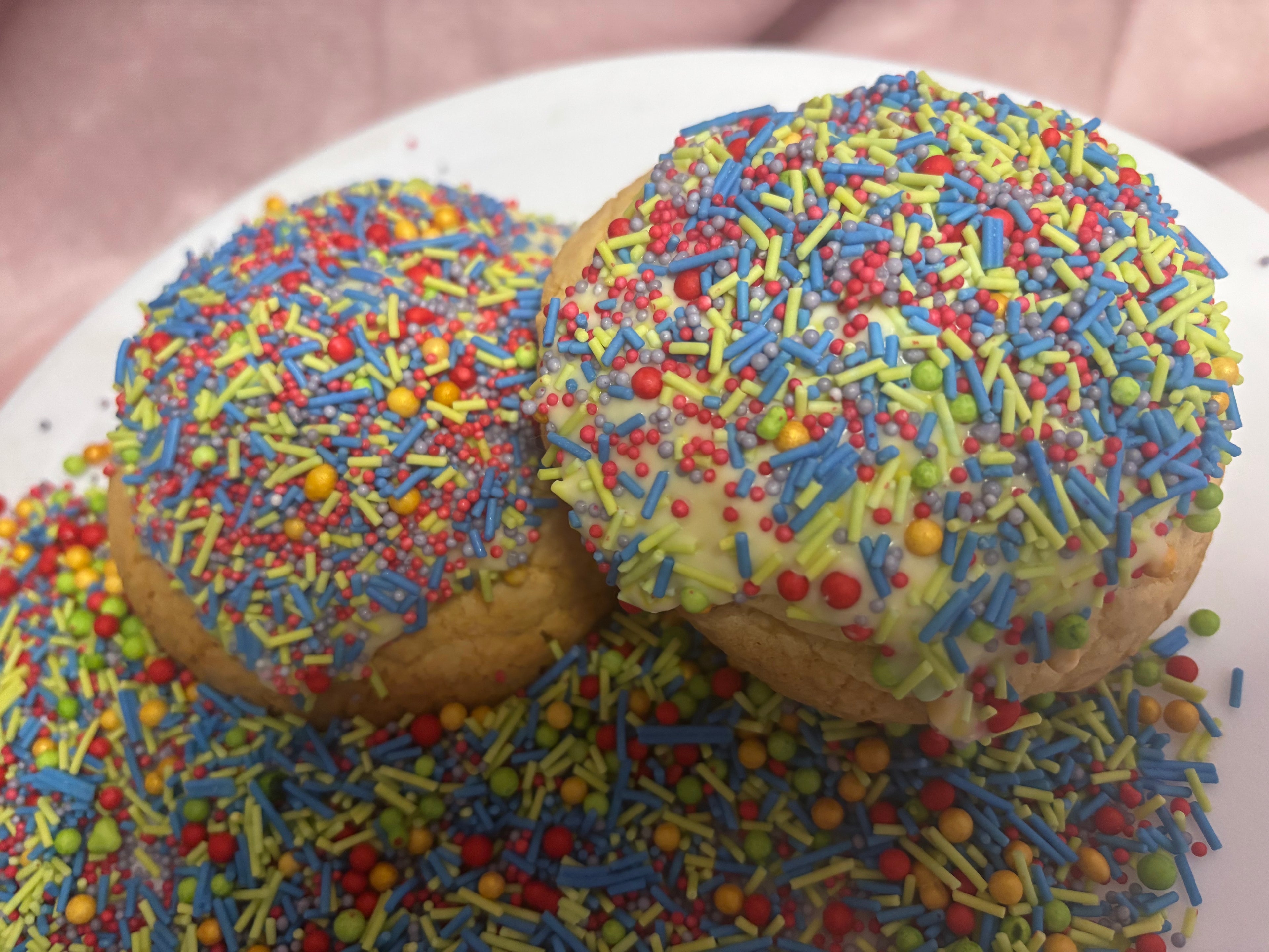 Funfetti Stuffed Cookie