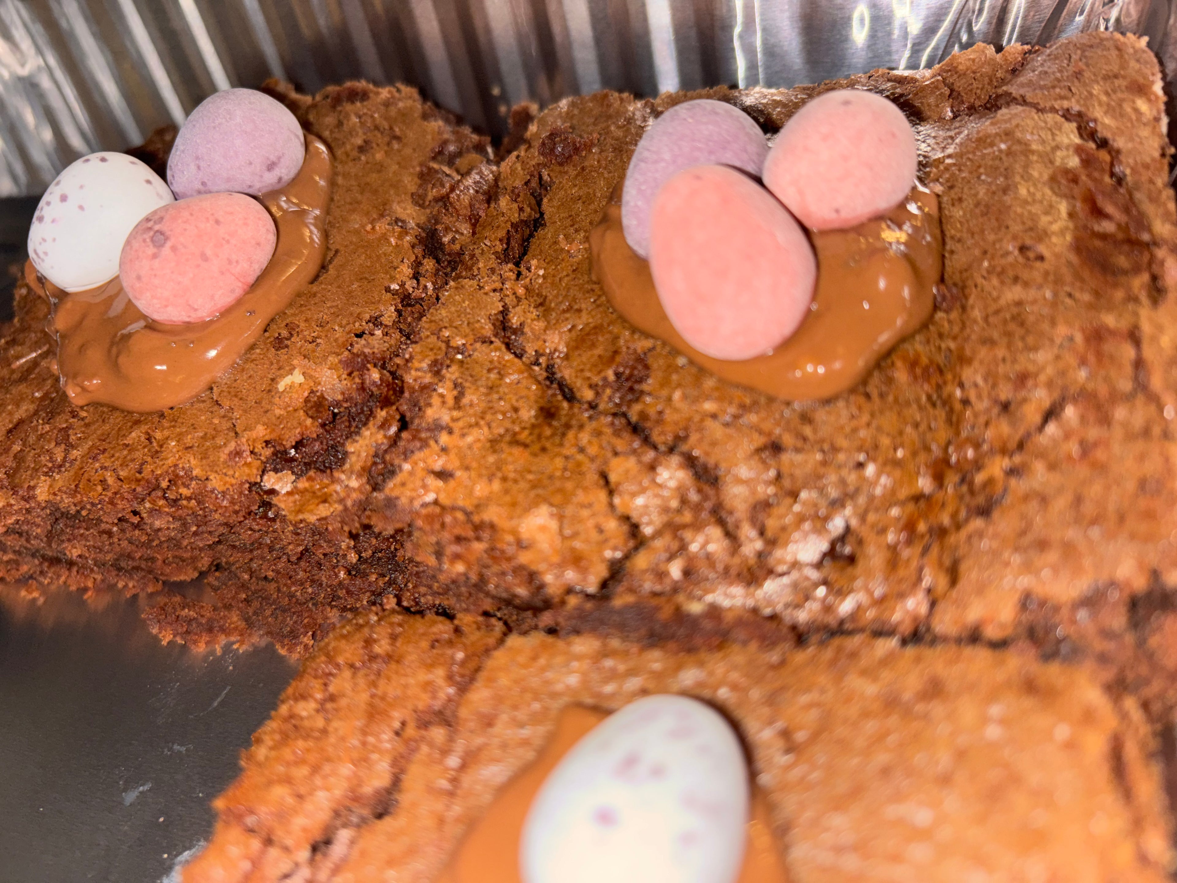 Mini Egg Brownies
