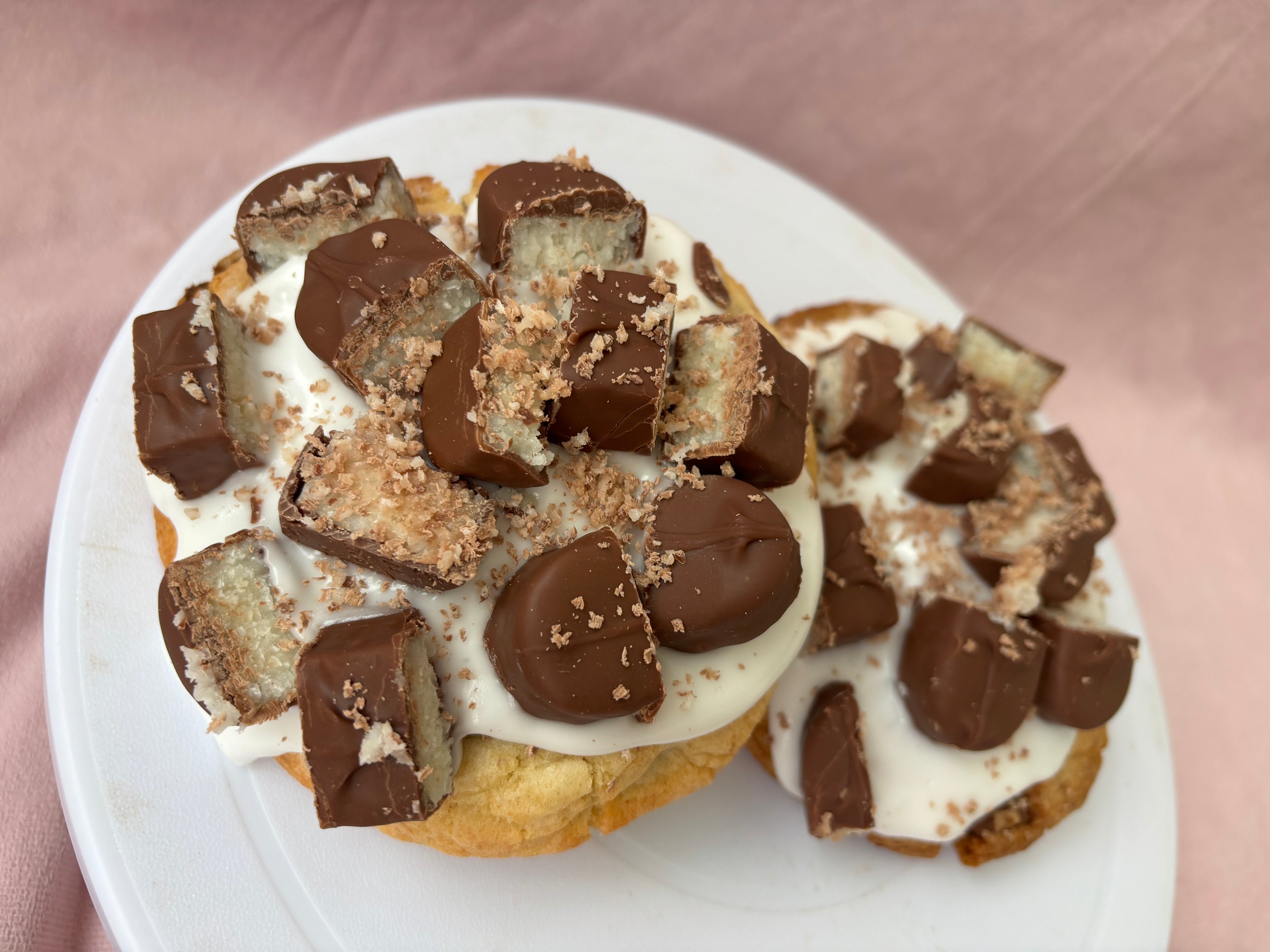 Coconut Cream Stuffed Cookie