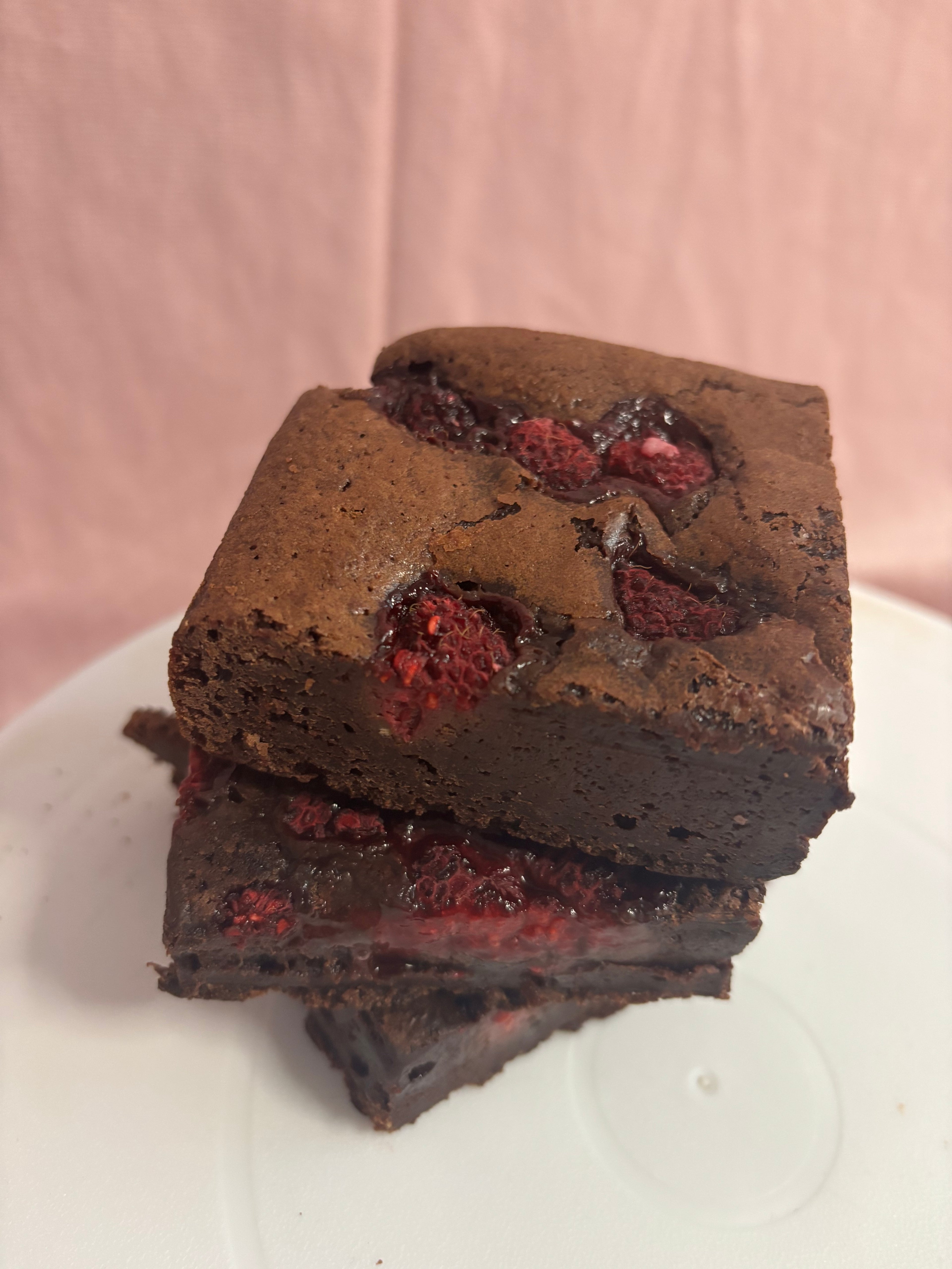 Raspberry Ripple Brownie